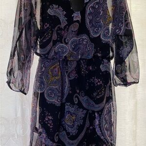 Women Express Mini vibrant Multicolor Paisley Dress